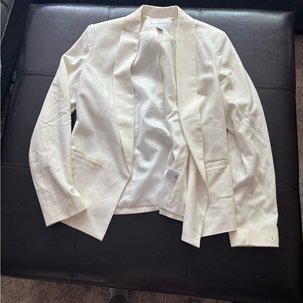 Katherine Barclay White Blazer Modern Minimalist Design